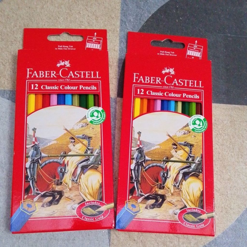 Pensil Warna Faber Castell isi 12