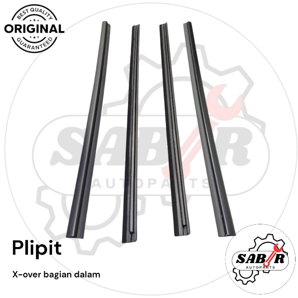 Karet plipit kaca bagian pintu dalam suzuki X-over/S4X
