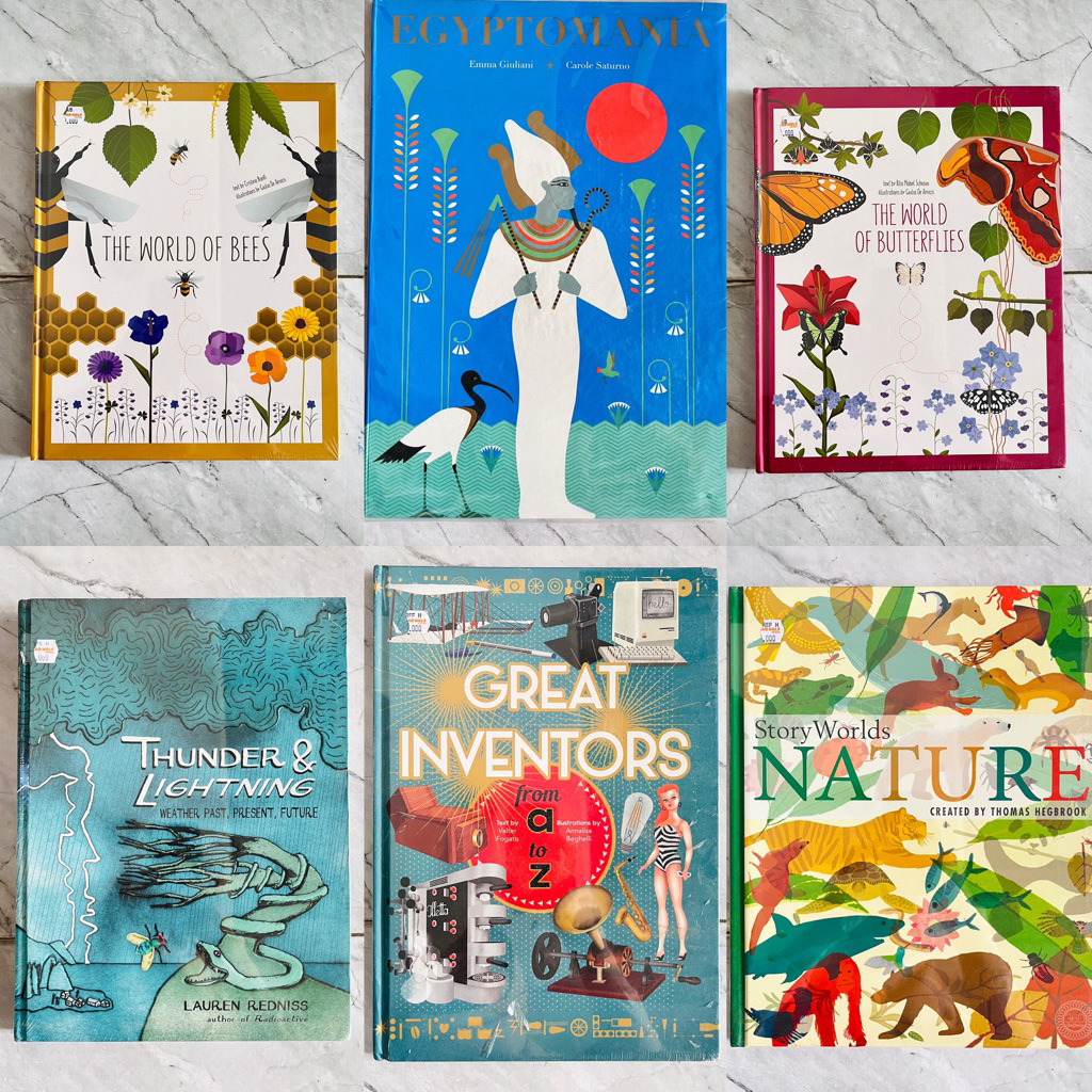 Buku BBW - Hard Cover Reference Books: Great Inventor from A to Z / Story Worlds Nature / Egyptomani