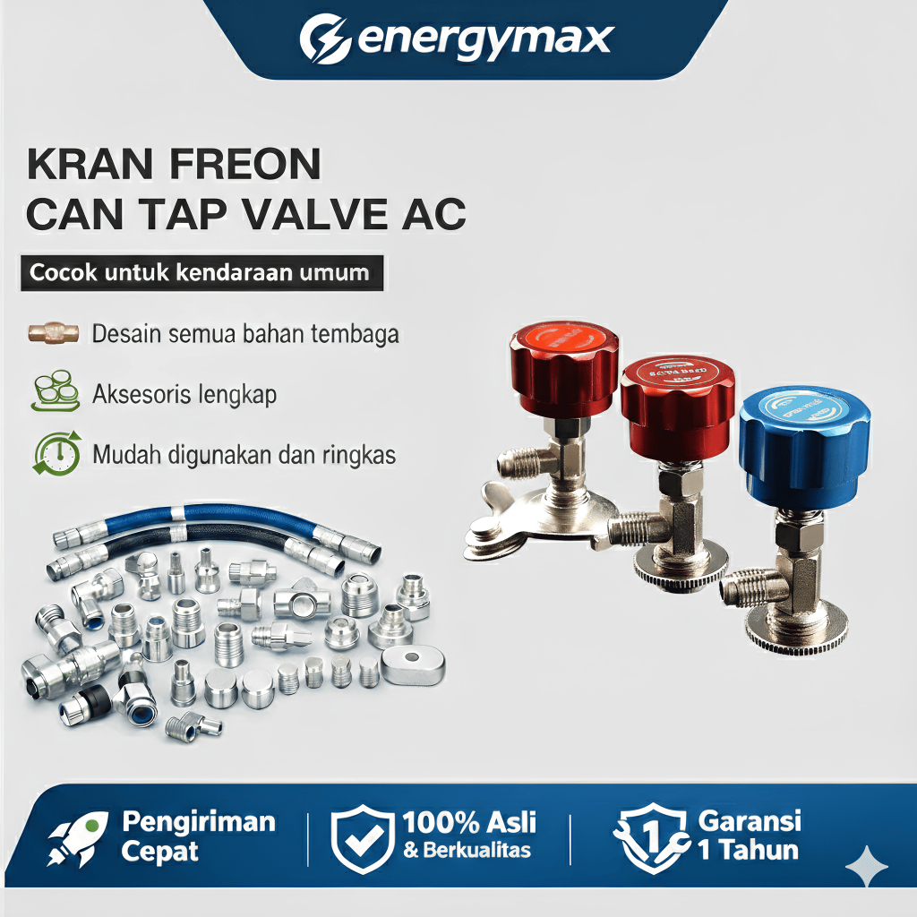 KRAN FREON CAN TAP VALVE AC CT-338/CT-339 R22 R404A R407C R410 R32 ACC