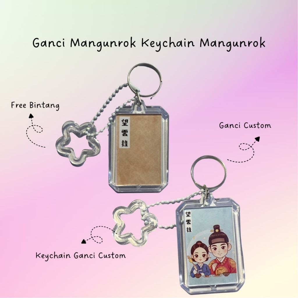 Bon Appetit Your Majesty Keychain / Mangunrok Keychain / Ganci Keychain Mangunrok / Gantungan Kunci 