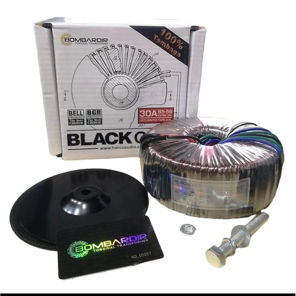 Trafo Donat Toroid Bombardir Blackgate 30A CT 45V 55V 65V