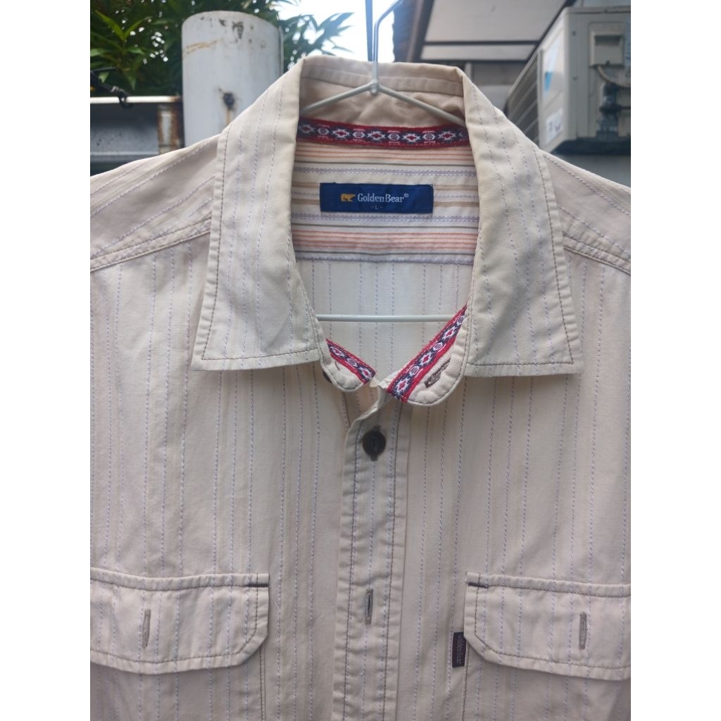 Kemeja Lengan Panjang Golden Bear