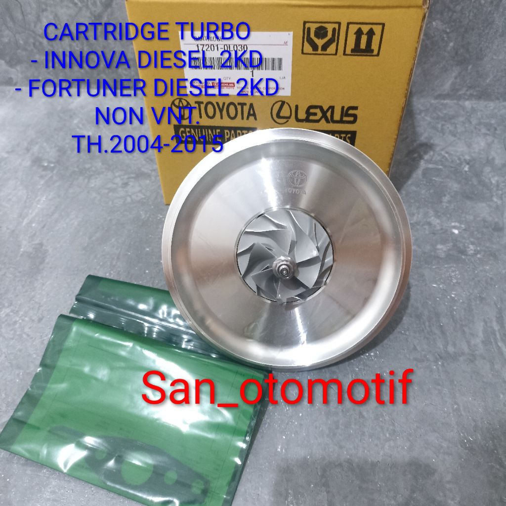 CARTRIDGE TURBO CATRID KETRID ISI TURBO INNOVA DIESEL 2KD / FORTUNER DIESEL 2KD ORIGINAL