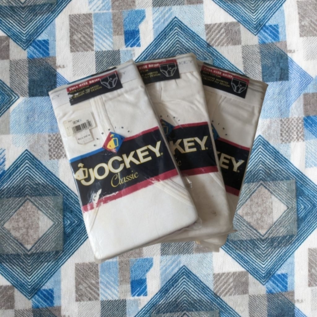 [iTQ] [Original] Jockey Classic Celana Dalam Katun Putih Pria