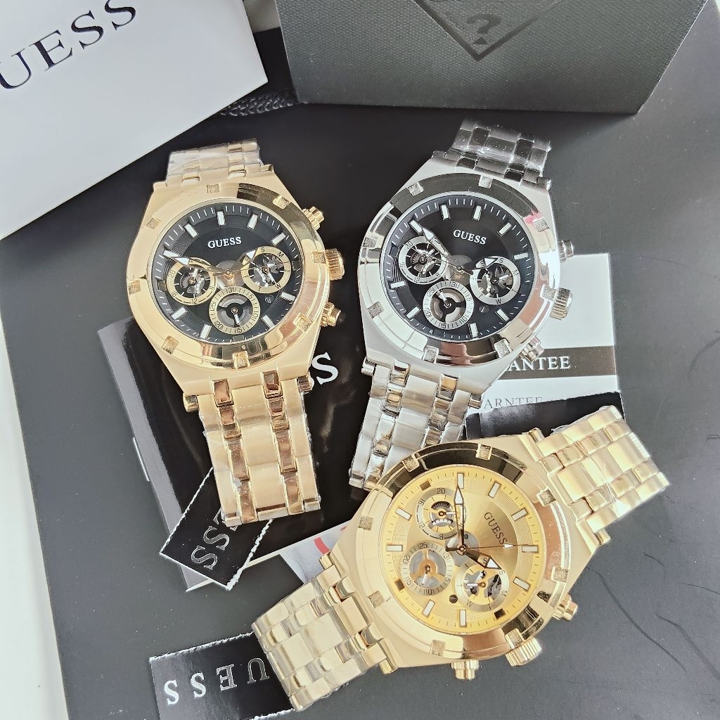 Jam Tangan Pria Original Guess Continental GW0260G1 GW0260G2 GW0260G4 Free Box Ori