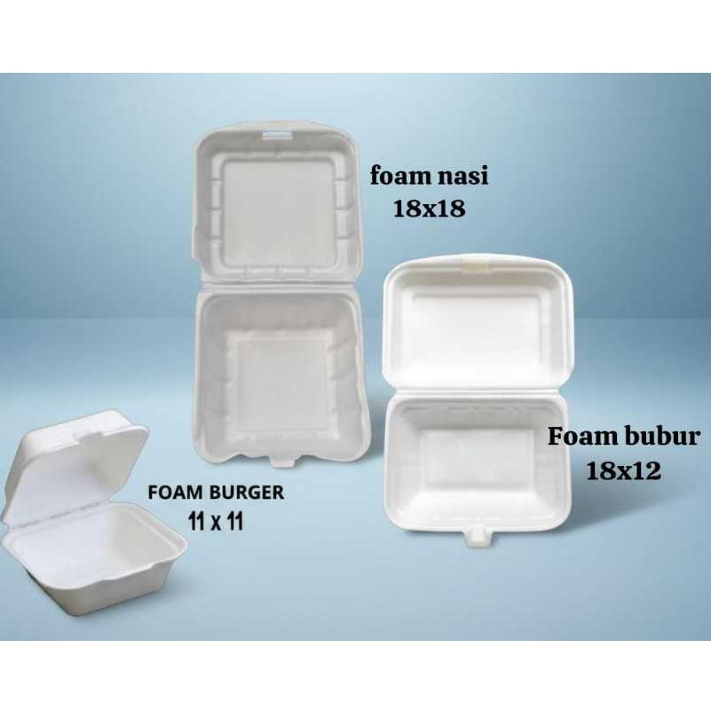 ( INSTANT) STYROFOAM NASI / STYROFOAM BUBUR / STYROFOAM BURGER / FOAM NASI/ FOAM BUBUR/ FOAM BURGER 