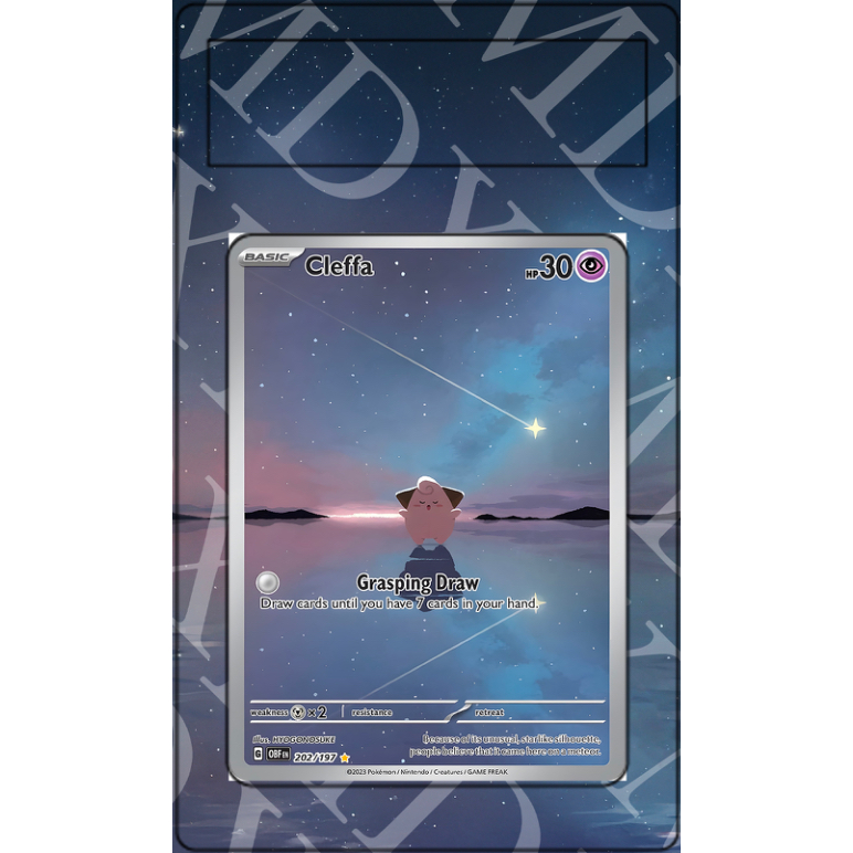 Cleffa #202 Pokemon Obsidian Flames (Extended Art)