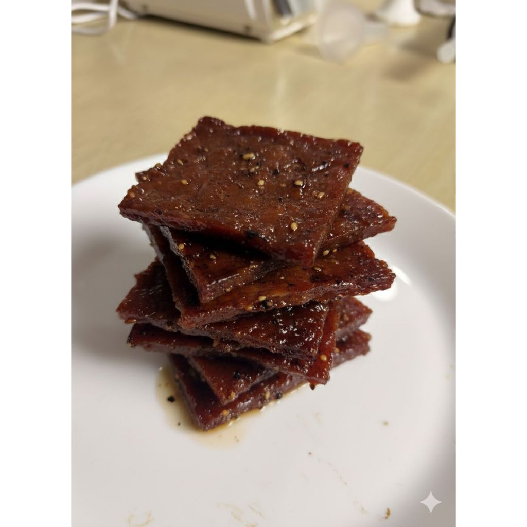 ( Premium ) Dendeng Ayam - Bak Kwa Ayam 400 gram - Dendeng Ayam Fumyy kotak - Dendeng ayam Kotak - D