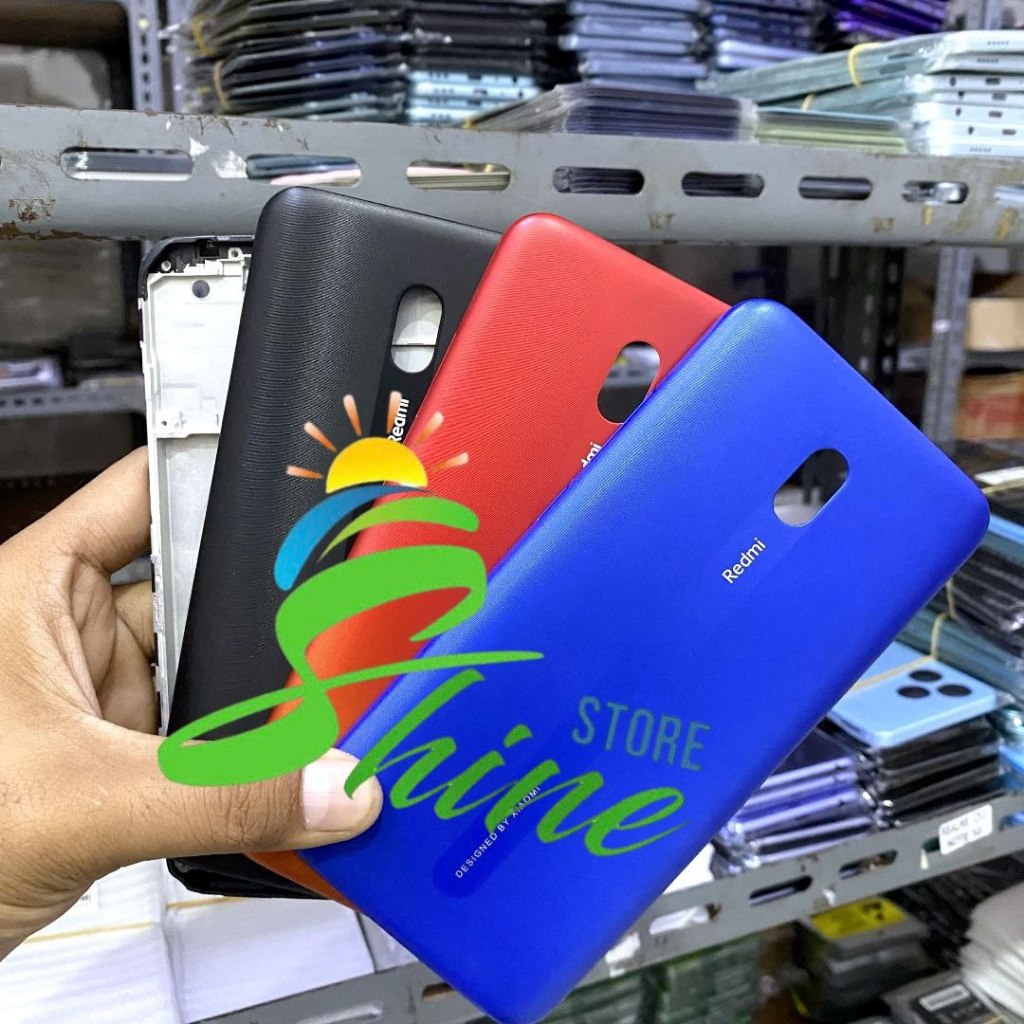 Backdoor Housing Fullset HP Xiaomi Redmi 8A Backdoor + Frame LCD Tutup Belakang Kesing Full Set
