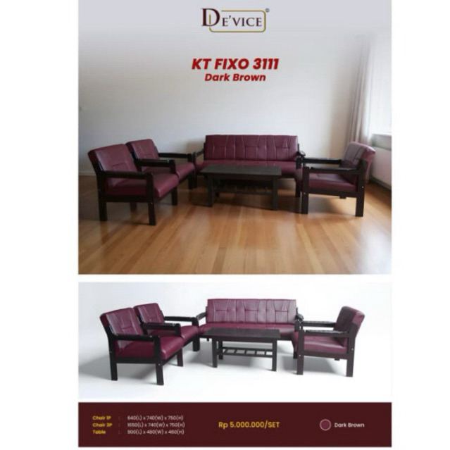 Kursi tamu kayu/kursi tamu kantor/kursi tamu minimalis