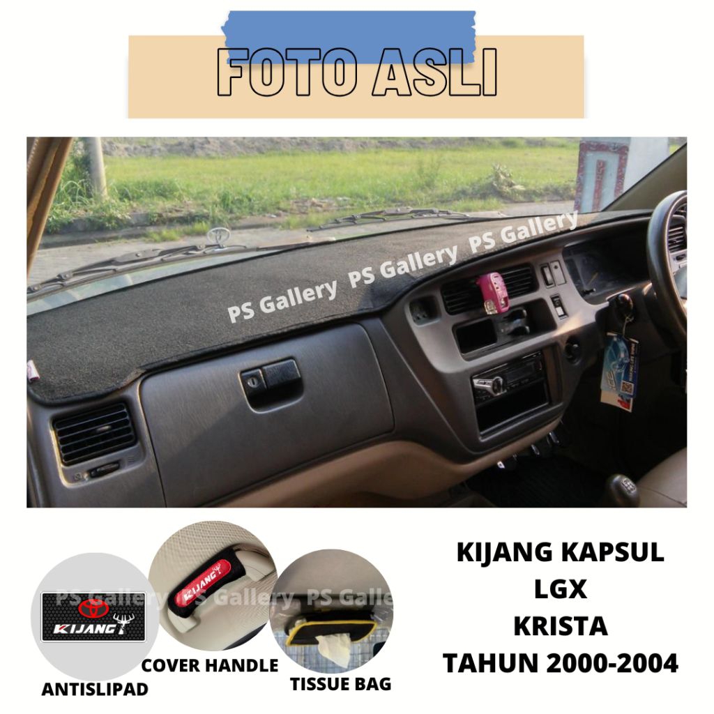 Alas Dasbor Mobil KIJANG KAPSUL / LGX / TA Aksesoris Cover Dashboard Premium