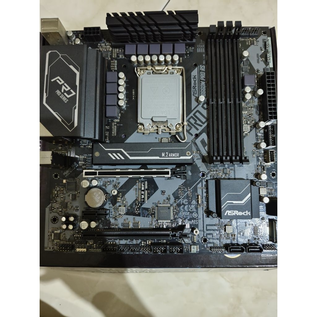 Motherboard B660M Asrock Pro RS Second Normal