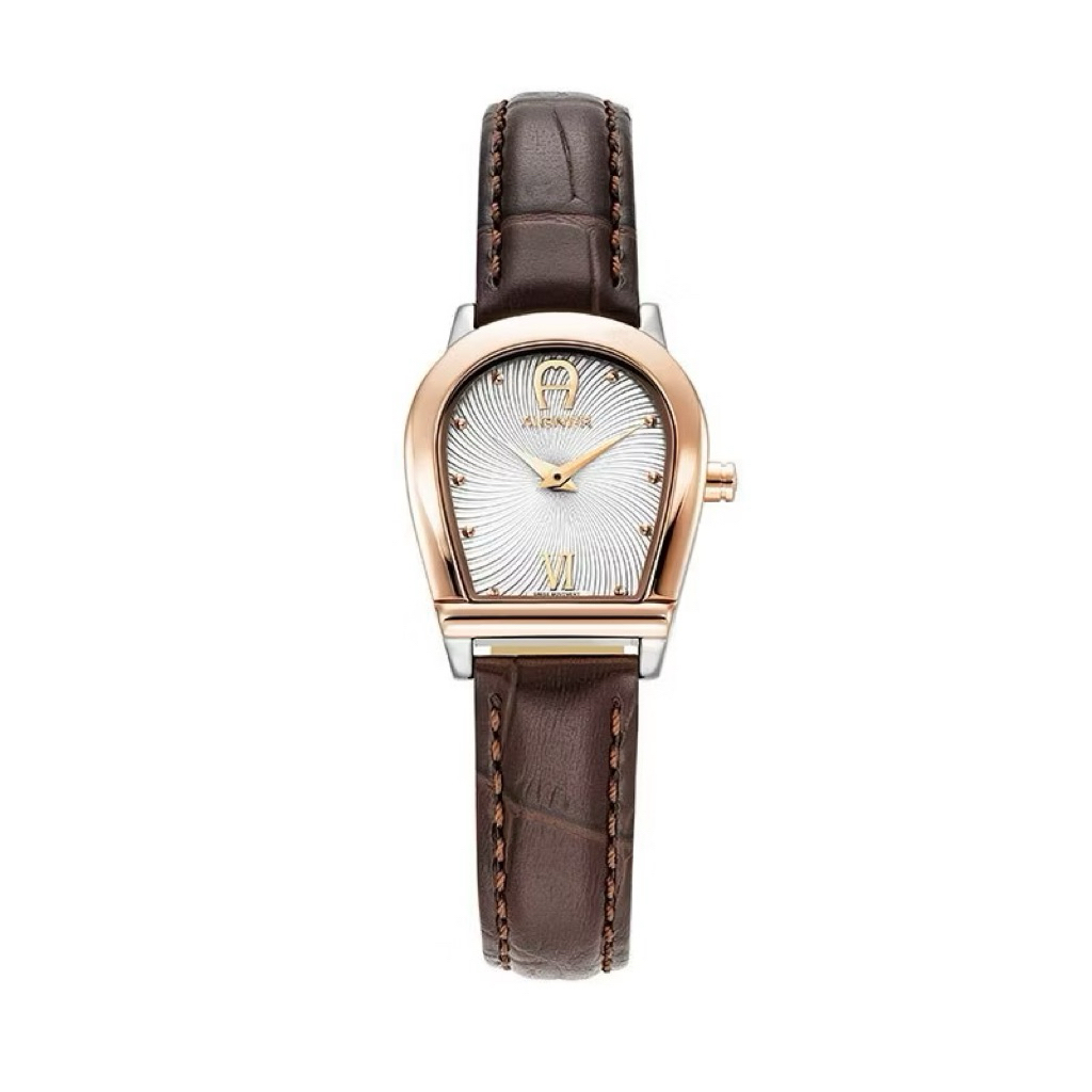 Jam Tangan Wanita Aigner Molise Lady AGW.282003.C Silver Rose Gold Leather Strap | Aigner AGW.282003