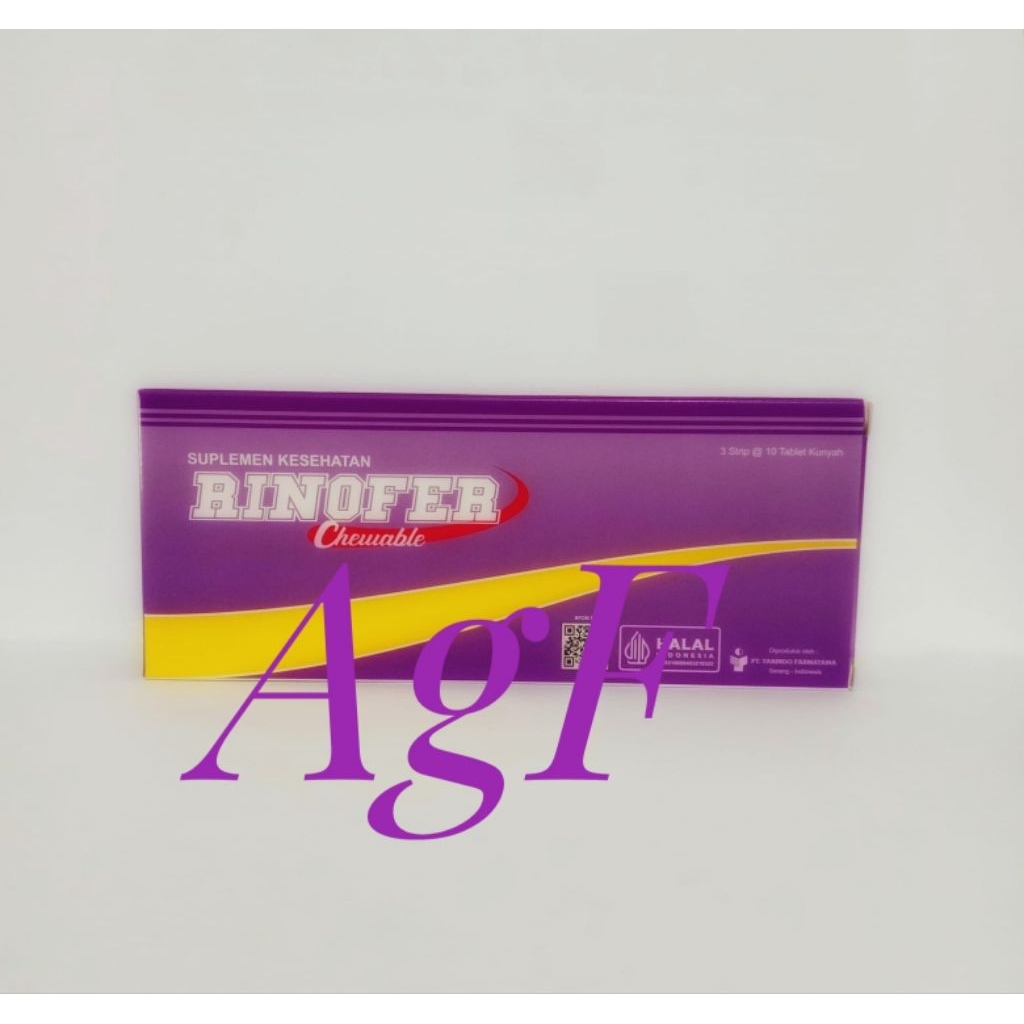Rinofer Chewable atau Tablet Kunyah isi 30 (Yarindo)