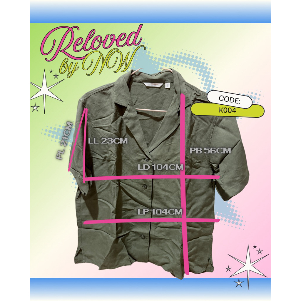 UNIQLO KEMEJA ARMY