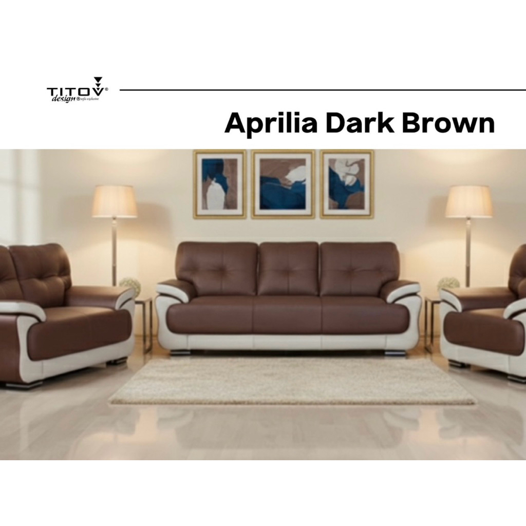 Aprilia Dark Brown Set - Titov Sofa Tamu 321 - High Quality