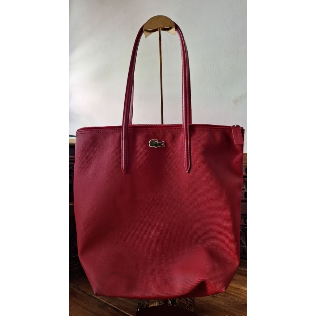 LACOSTE - Shoulder Bag Tote Bag Tas Bahu