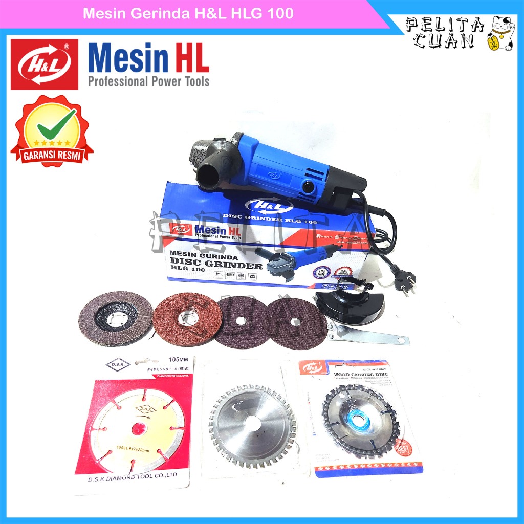 Mesin Gerinda H&L HLG 100