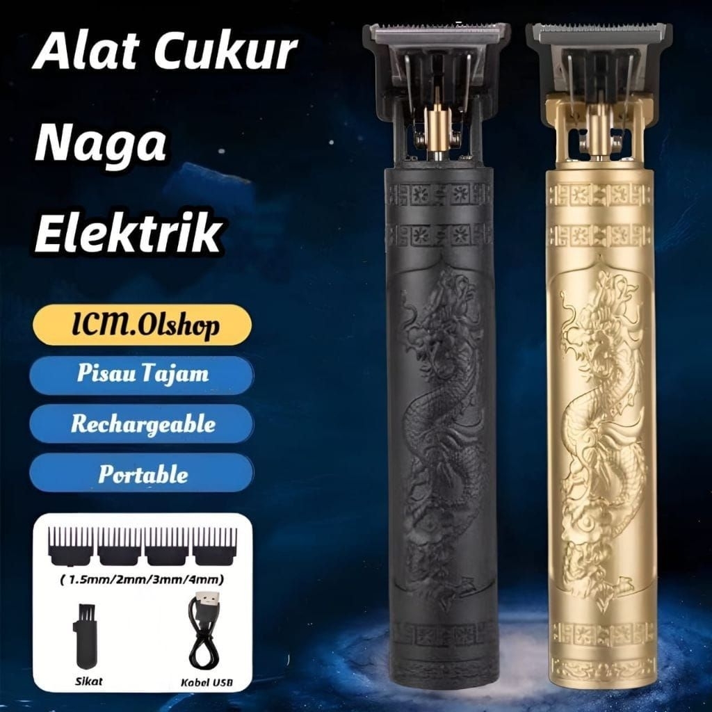 Cukuran Vintage T9 Cukur Hair Clipper Jenggot Kumis Rambut