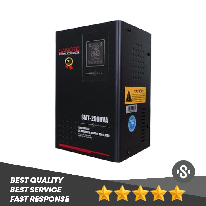 SAMOTO Stabilizer 2000VA Stavolt Single Phase Stavolt SMT2000VA Stabiliser SMT