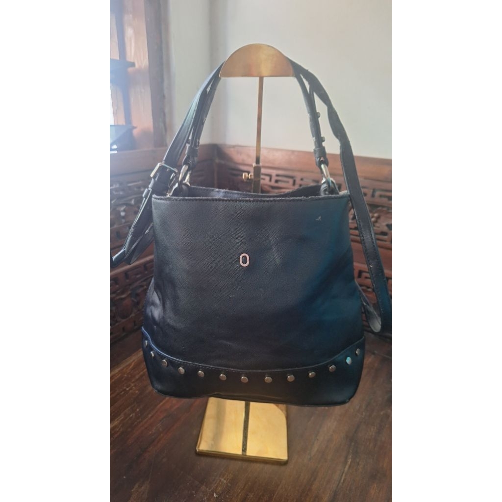 Elegance - Tas Hobo Kulit Asli Tas Shoulder Tas Selempang Tas Bahu Wanita lengkap Tali Panjang