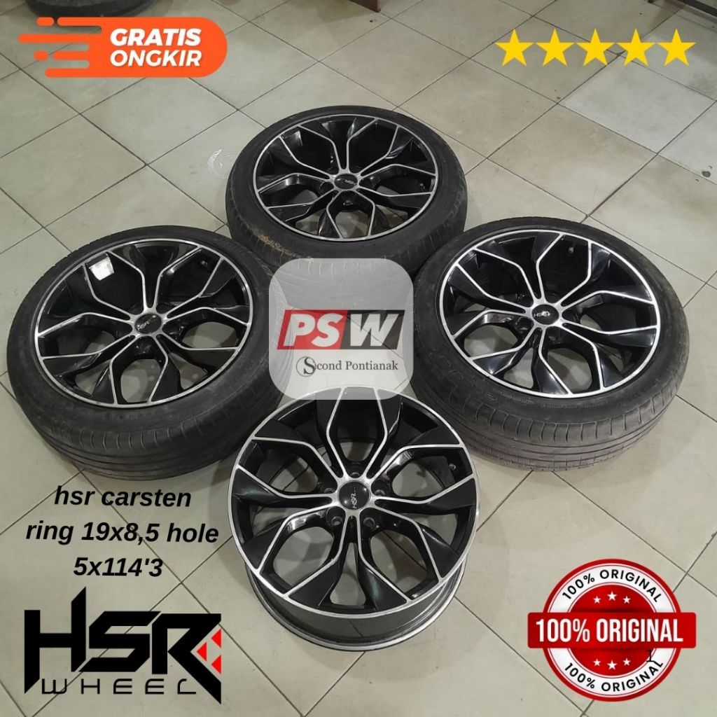 velg mobil second hsr ring 19 pcd 5x114 bisa mazda cx 5 innova