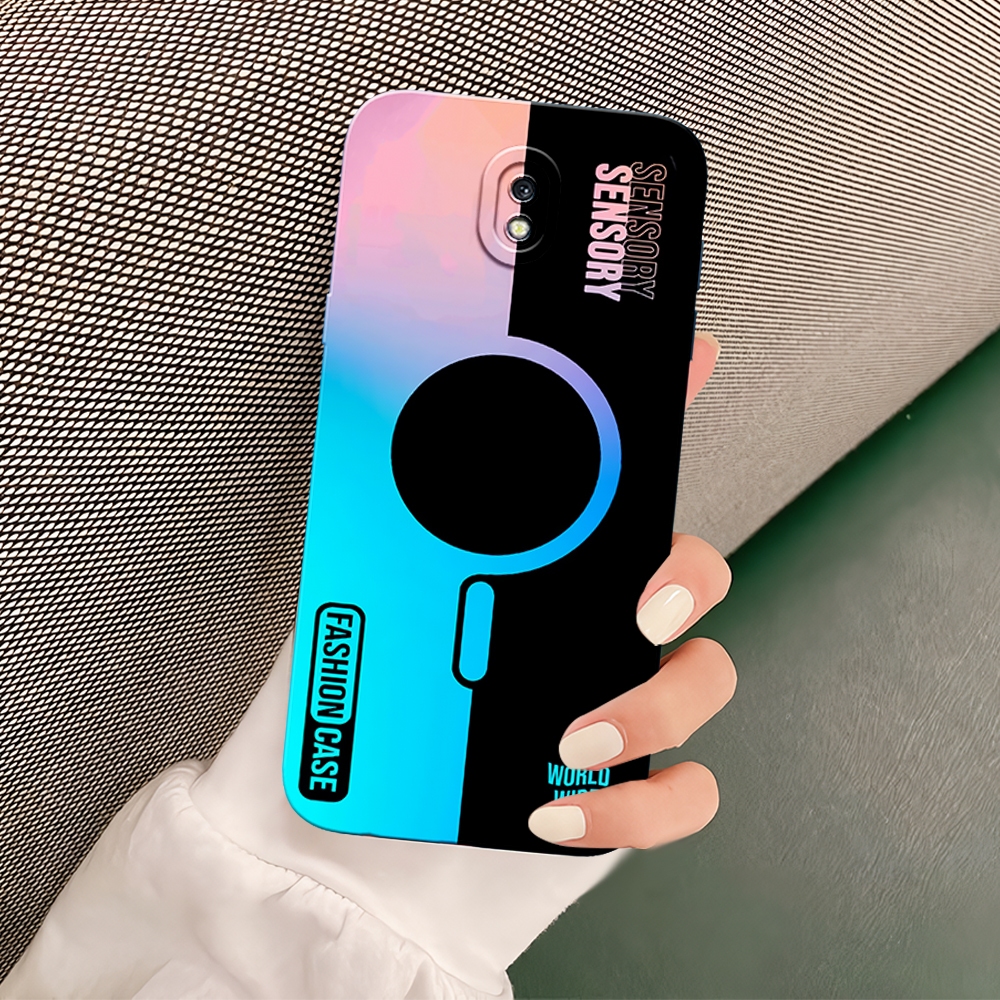 Case Compatible Samsung J5 Pro - J3 Pro - J7 Pro - Fashion Case Softcase Macaron Protect Camera Kesi