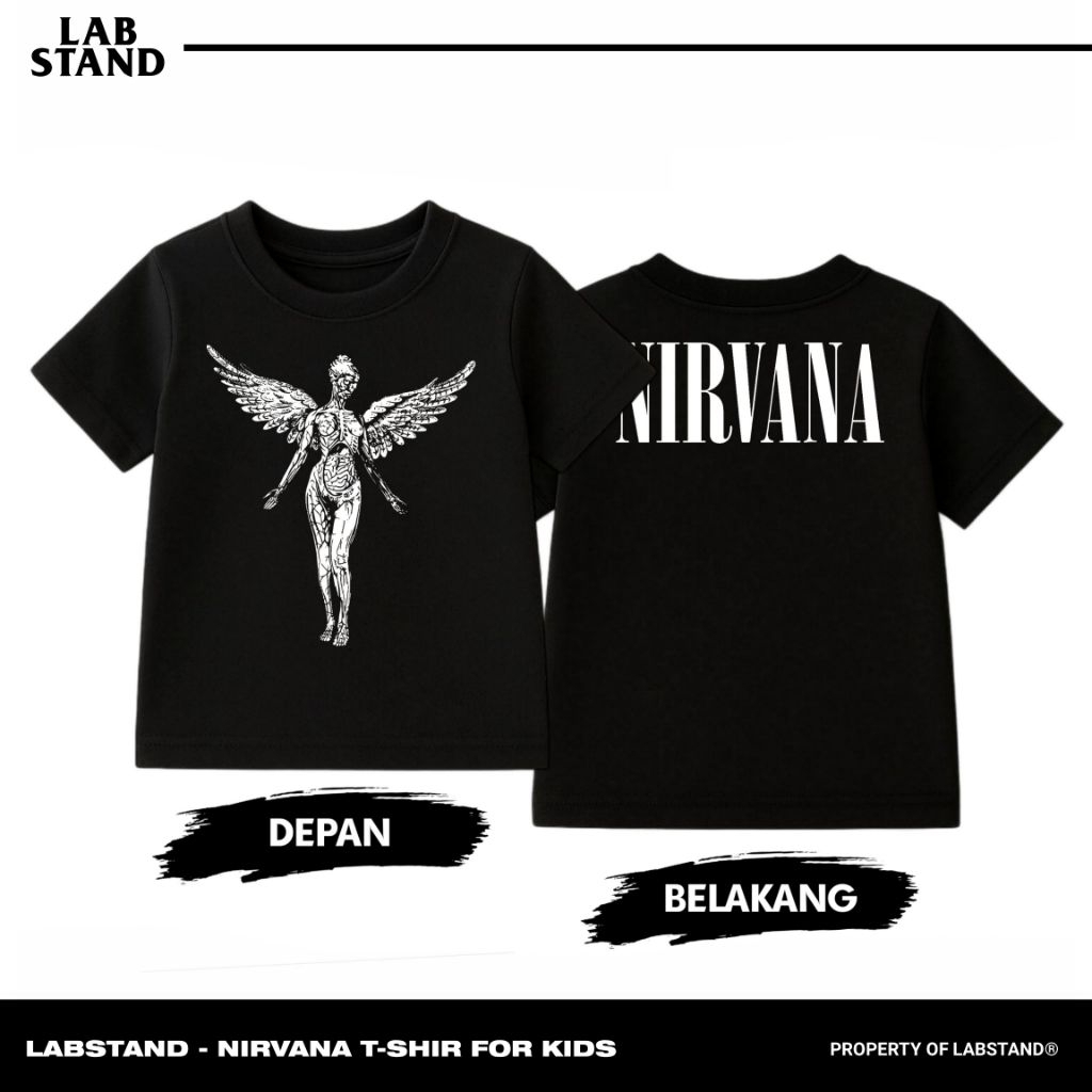 LABSTAND - Nirvana T-shirt Bootleg For Kids
