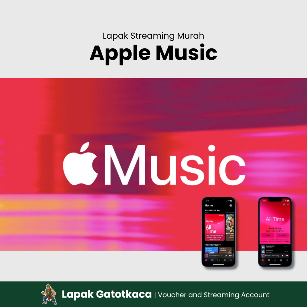 Apple Music Premium Resmi Bergaransi 1 Bulan