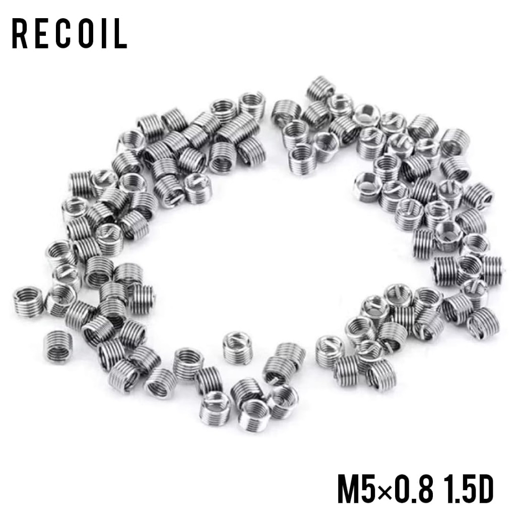 Recoil drat baut 8. M5 x 0.8 1.5D repairt drat alat perbaikan drat slek rusak