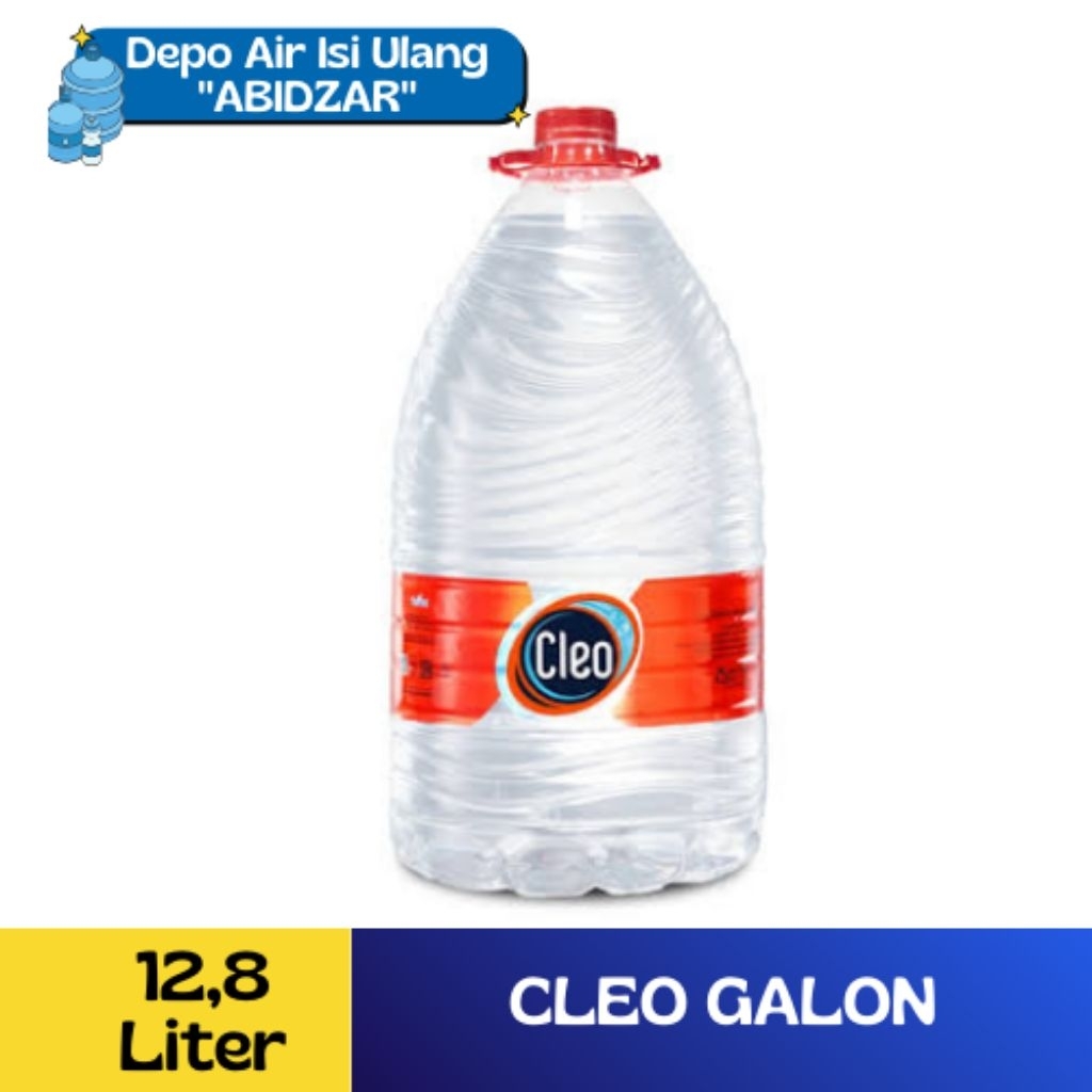 CLEO GALON 12,8 LITER / AIR MINUM CLEO / GALON CLEO AIR MURNI 12,8 LITER