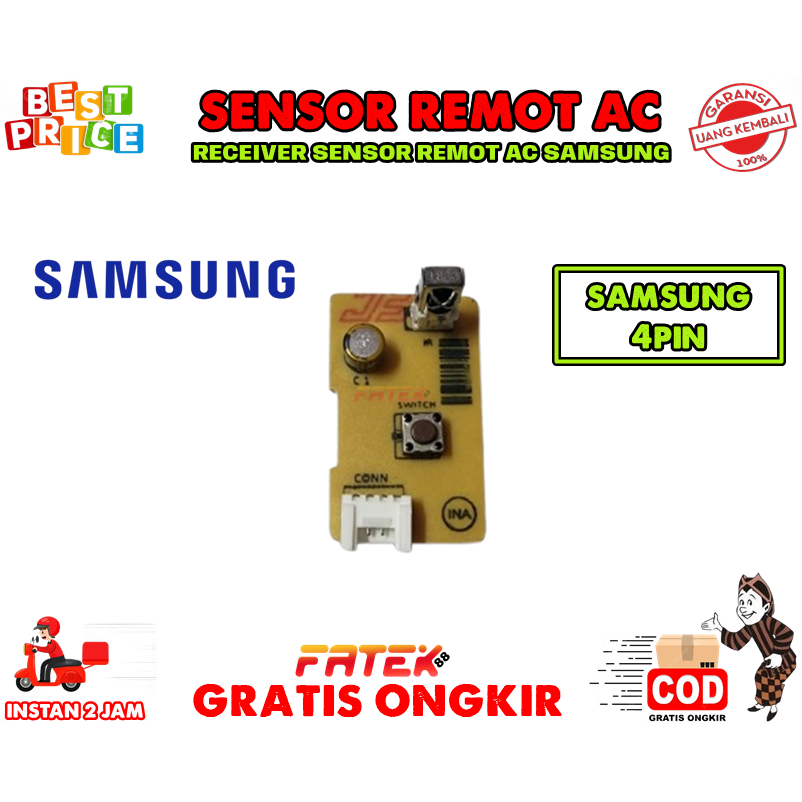 MODUL SENSOR AC SAMSUNG | REMOT PCB SENSOR SAMSUNG | SENSOR RECEIVER REMOTE AC SAMSUNG TRIANGLE MODU