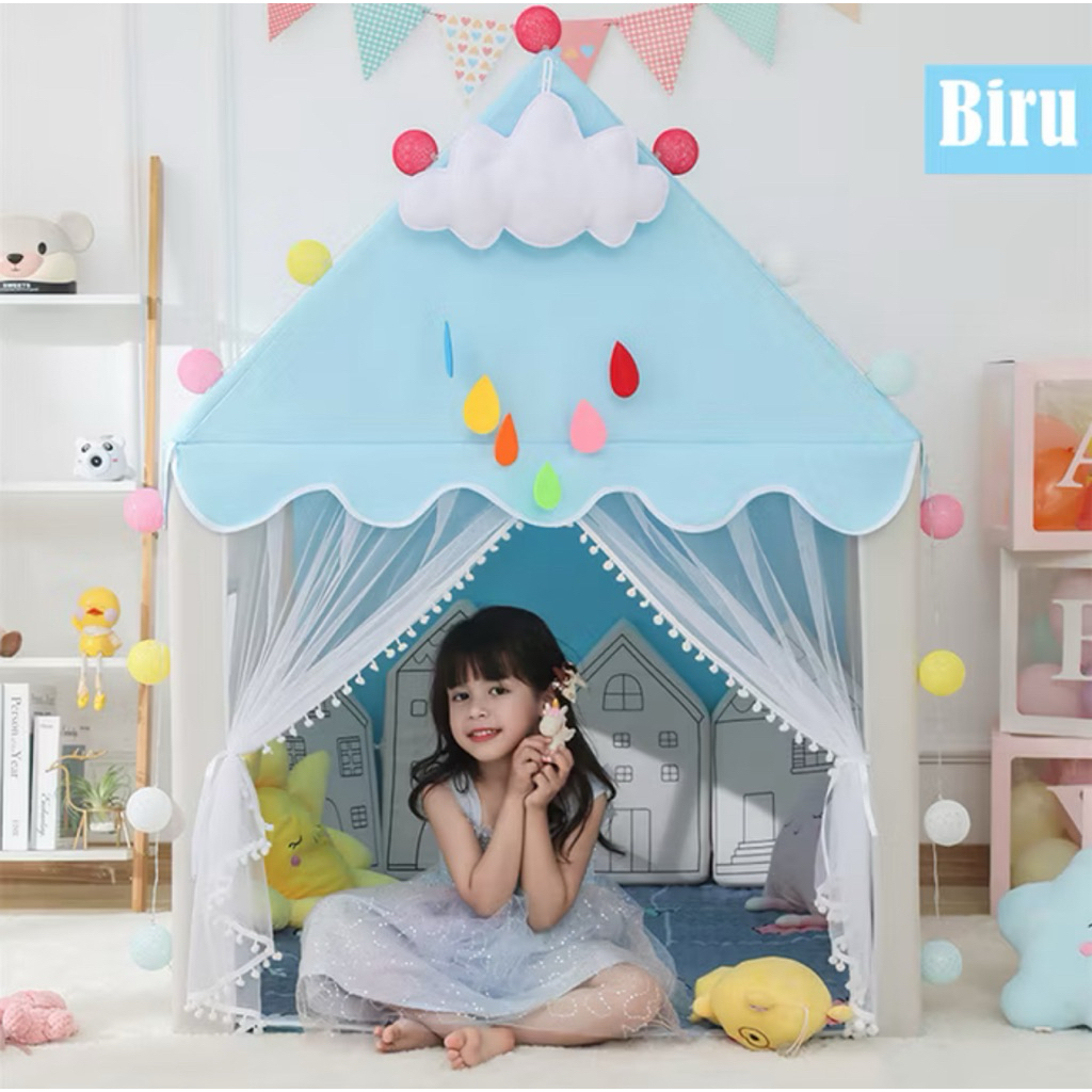 Preloved Tenda Mainan Anak warna Biru
