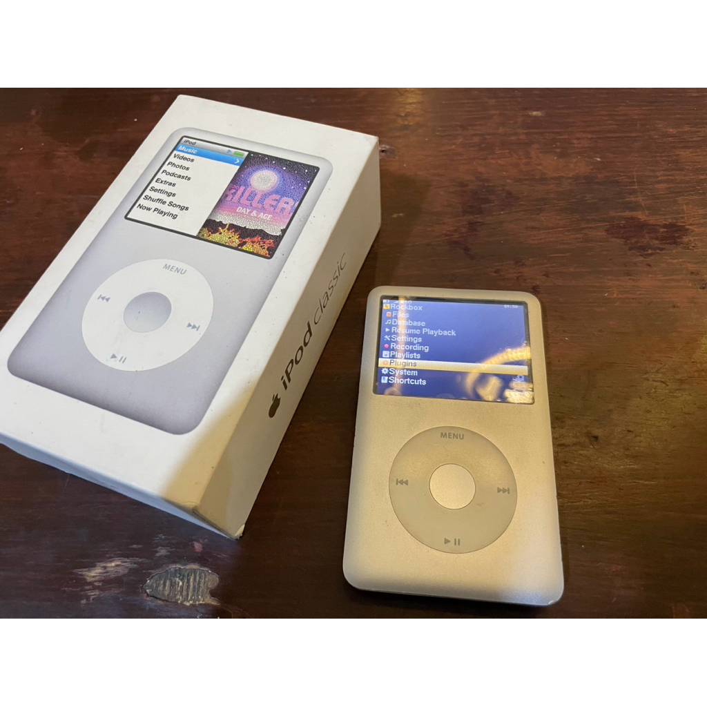 Tote Shop - ipod classic gen 7 mod cf 128gb silver (MC293ID/A) ex ibox