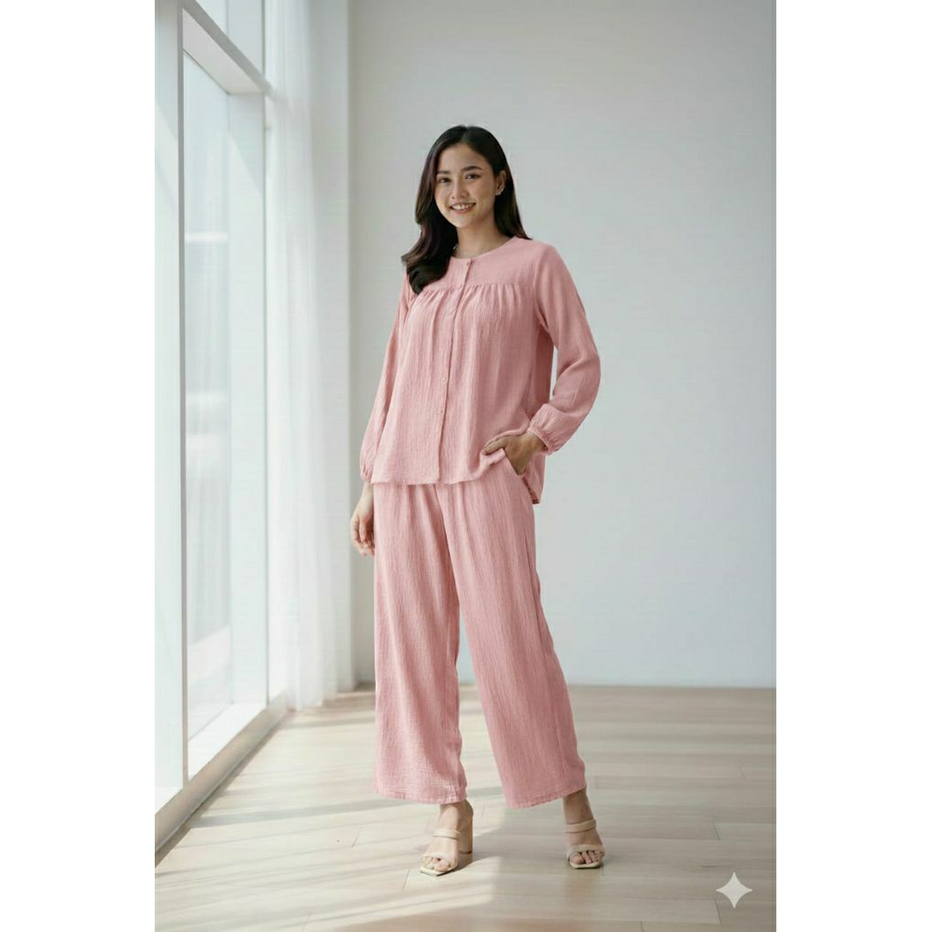 Setelan Crinkle Cewek Dewasa 3C Matahari