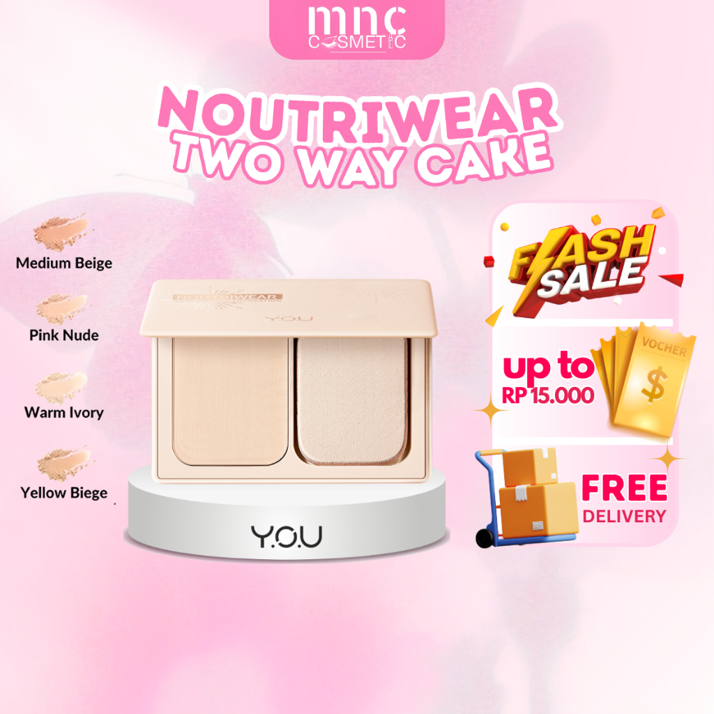 YOU Noutriwear Pressed Foundation | Foundation Padat untuk Kulit Berminyak