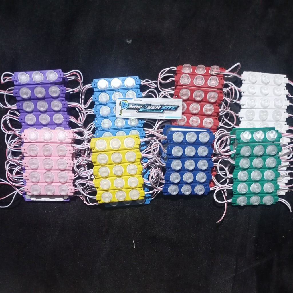 lampu LED 12V mata tiga lampu layangan lampu layang layang