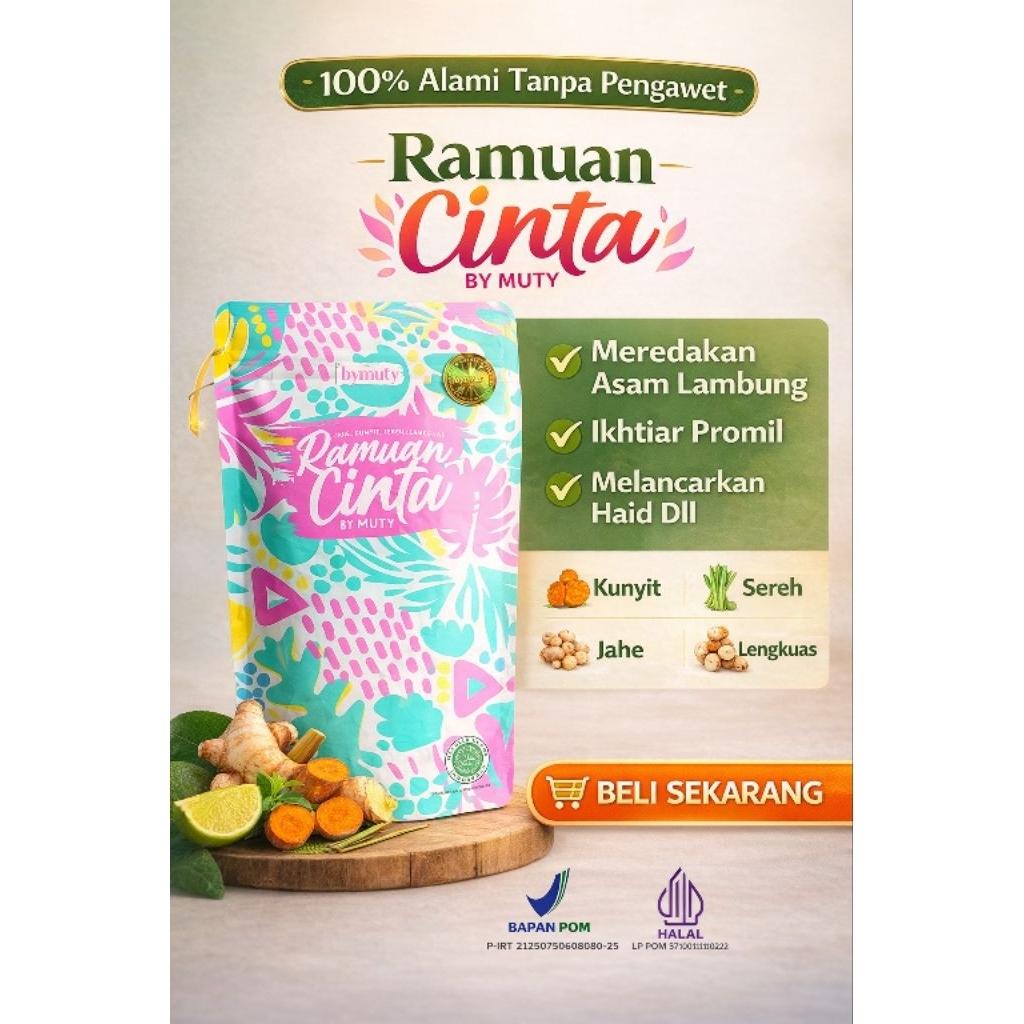 RAMUAN CINTA BY MUTY /RAMUAN CINTA 110 GRAM