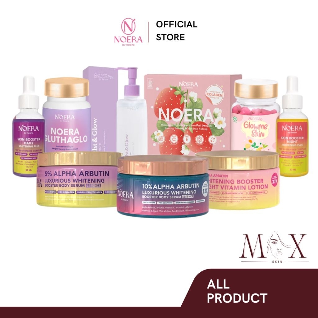 NOERA - HB Dosting Sultan 5% Alpha Arbutin Whitening Body Serum | HB Ungu Noera | HB Dosting