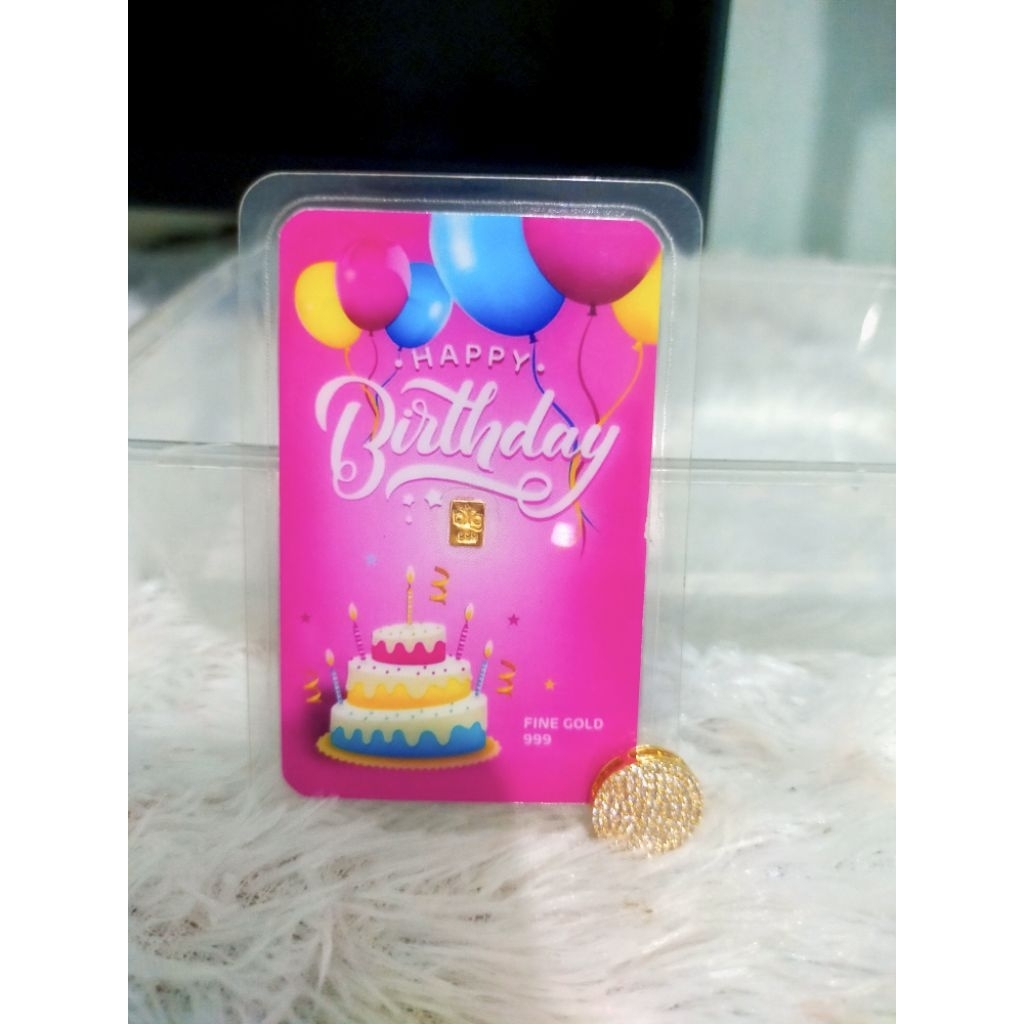 Emas Mini Gold merk Big Gold Edisi HBD