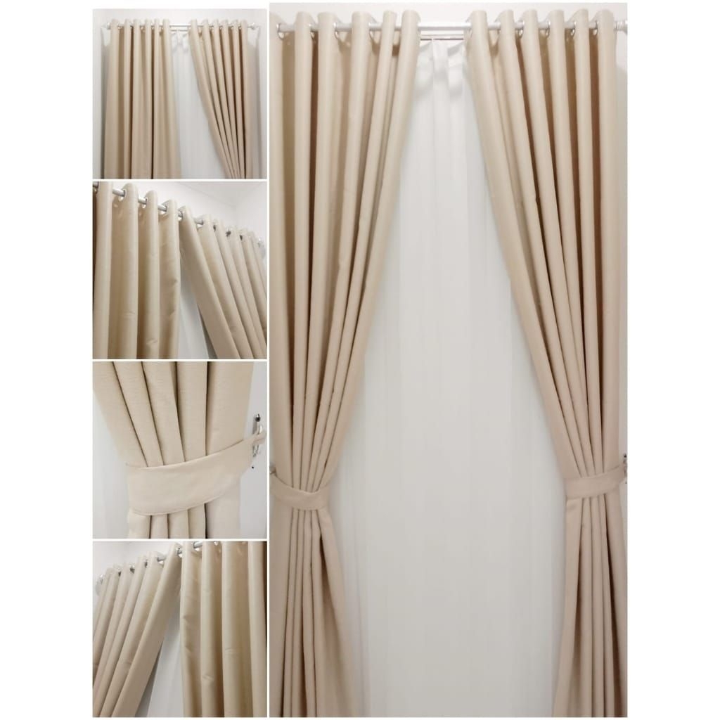 Gorden Tebal BLACKOUT IMPORT MINIMALIS