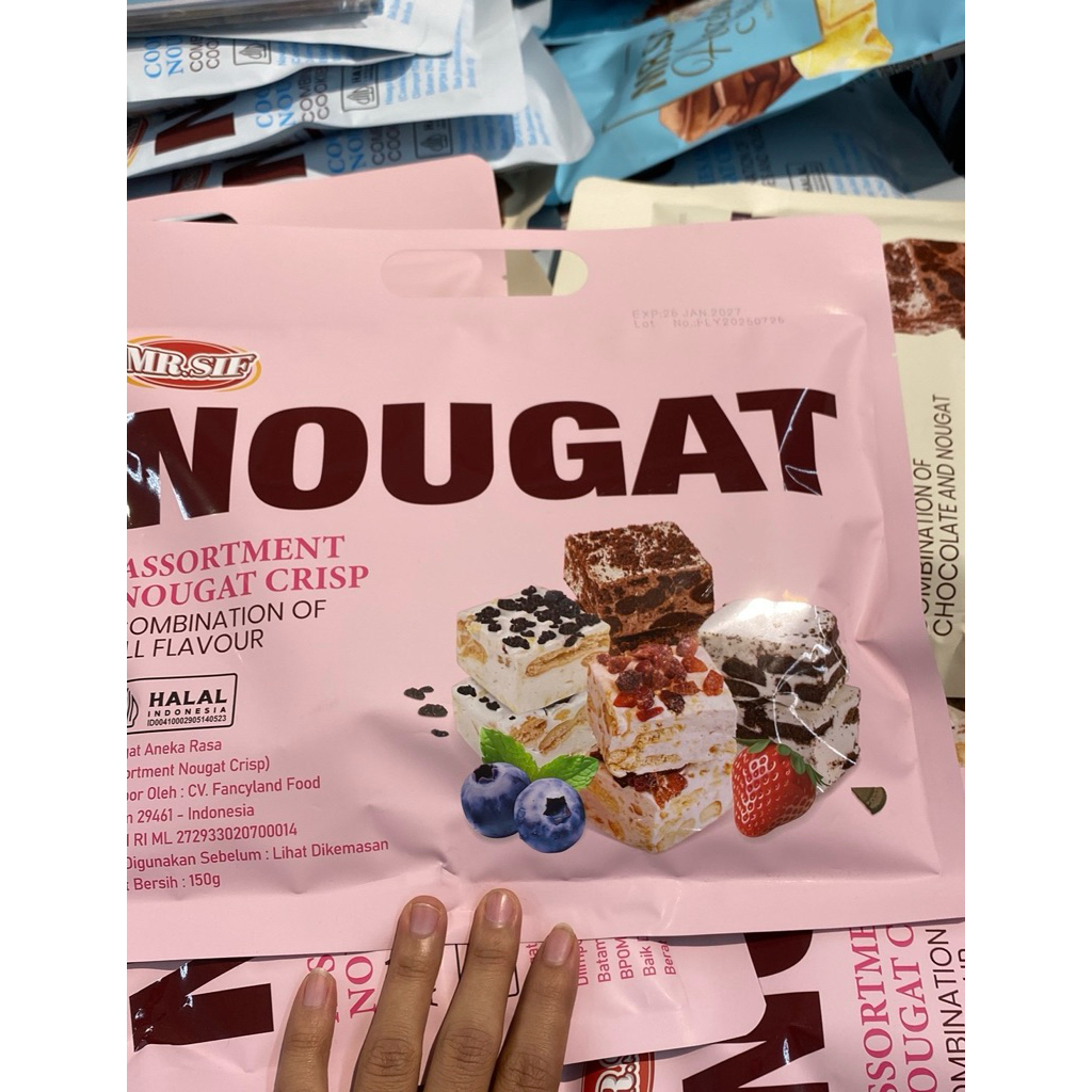 Mr.Sif Nougat Crisp 150gr