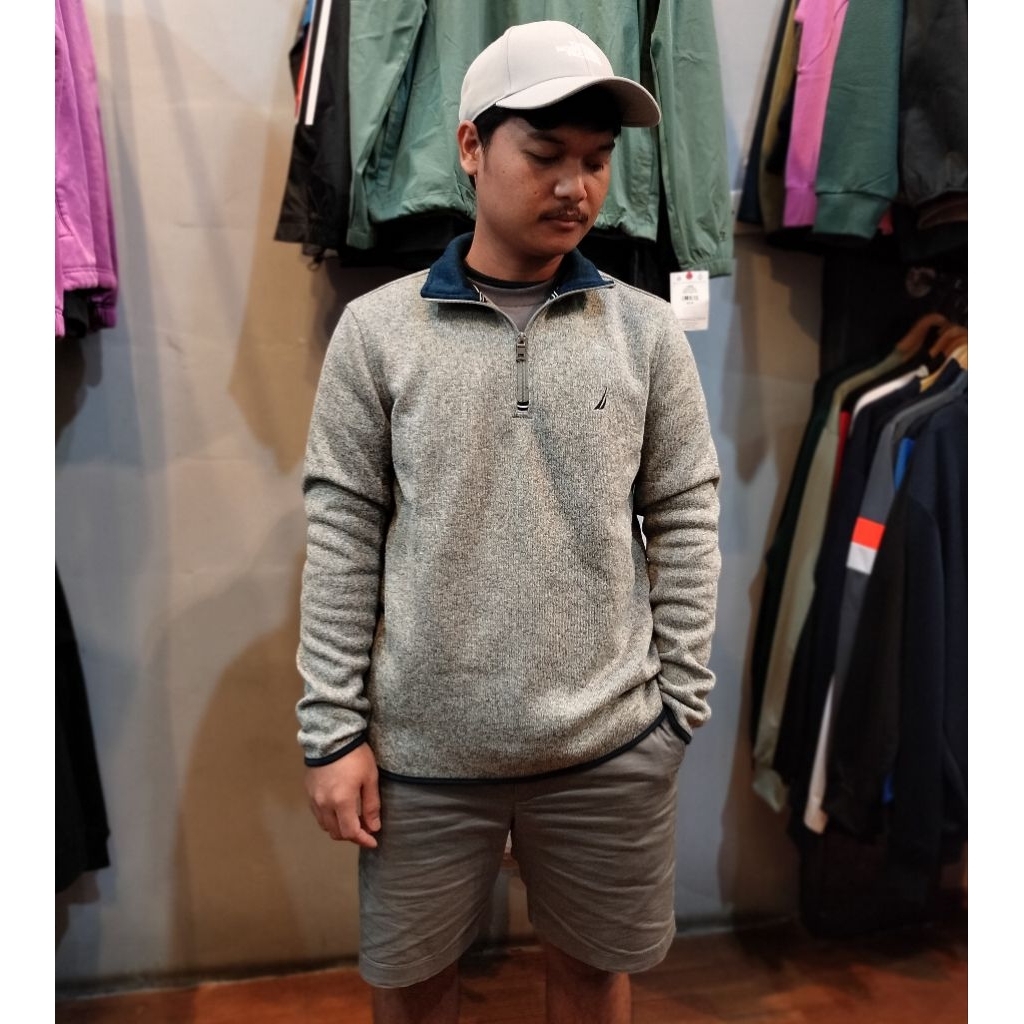 Sweater Nautica Half Zipper original