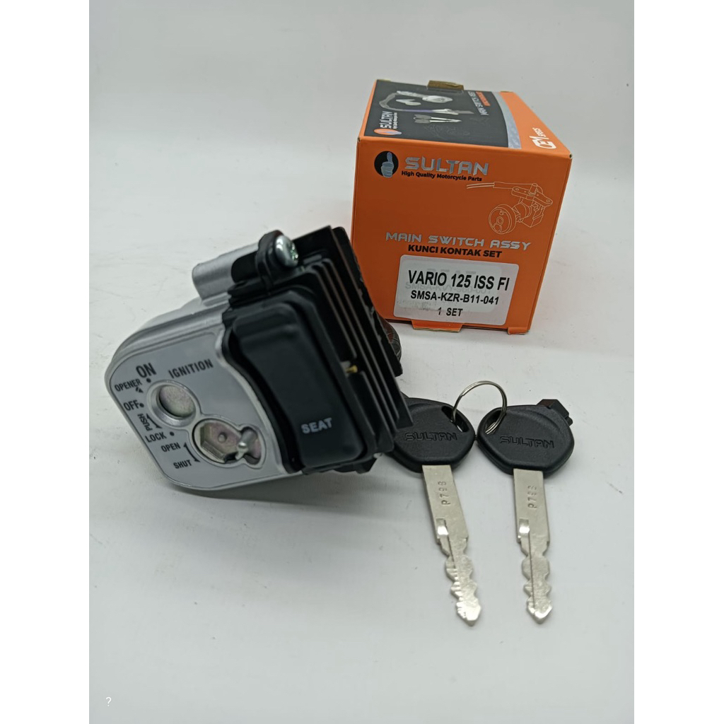 KUNCI KONTAK ASSY MOTOR VARIO 125 ISS FI/ VARIO 125 OLD ISS/ VARIO TECHNO NO125/ VARIO CBS ISS KODE 