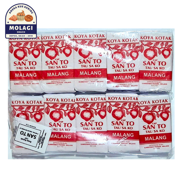 Kue Koya Kotak Asli Malang (isi 10 pcs) / Kue Satu - Molagi Snack