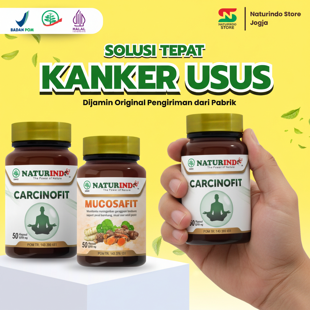 Obat Kanker Usus Detox Usus Besar Susah Bab Sembelit Wasir Pencernaan Tidak Lancar NATURINDOFIT