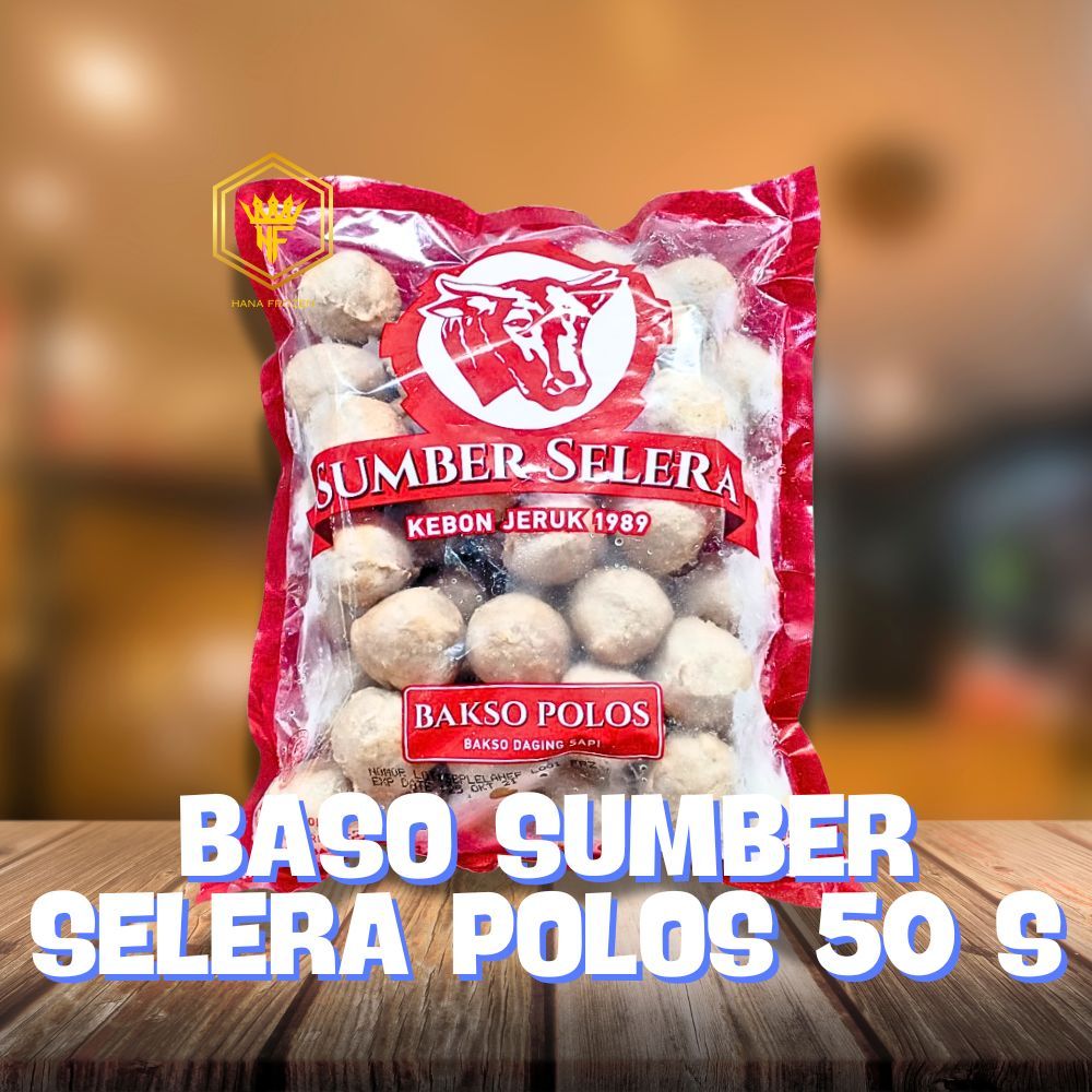 BAKSO SUMBER SELERA / KEBON JERUK SAPI POLOS 650 GR / BAKSO SAPI POLOS ISI 50 BUTIR