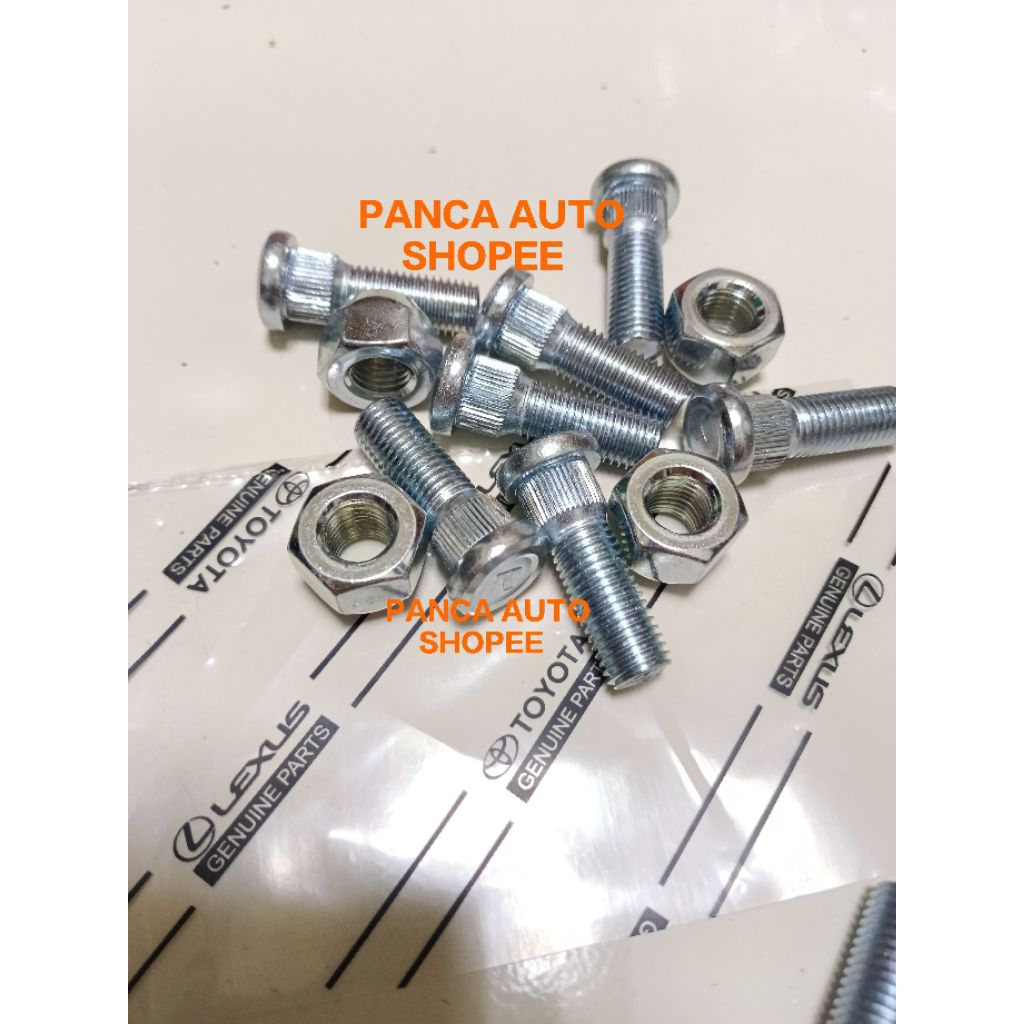 baut roda dan mur toyota avanza 1300cc ori