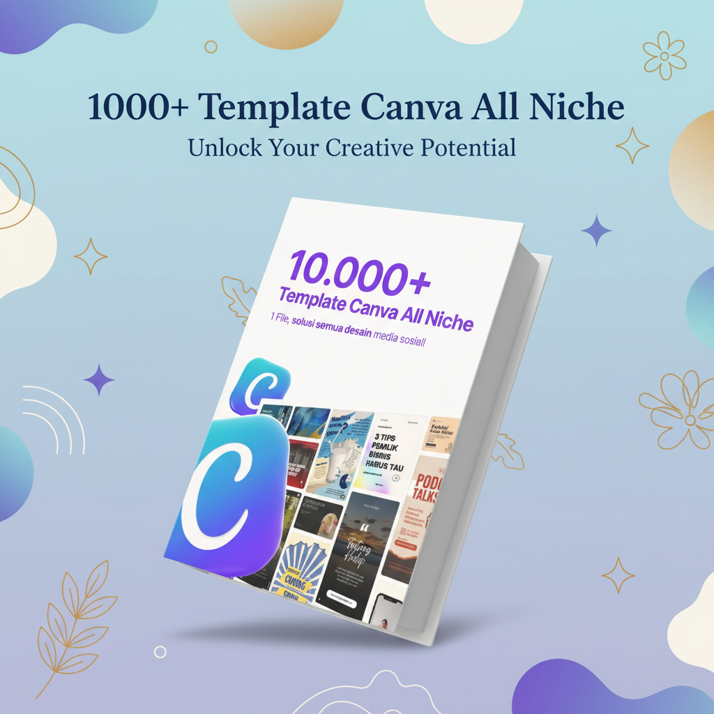 10.000+ Template Canva Pro Siap Pakai Akses Selamanya